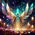 Firefly universum där vackra änglar finns några glittrande kristaller på marken samt ett vackert lju (3).jpg