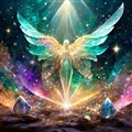 Firefly universum där vackra änglar finns några glittrande kristaller på marken samt ett vackert lju (9).jpg